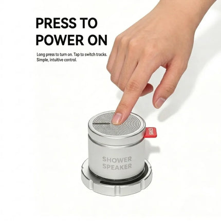 Magnetic Bluetooth Speaker Waterproof Mini Wireless Stereo Bass Stainless Steel Portable Loudspeaker For Bathroom Fridge Outdoor