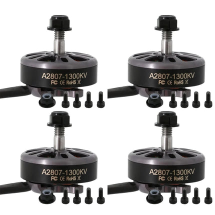 Mark4 7 Inch 295mm Drone Kit & A2807 KV1300 6S Brushless Motor & F4V3S Plug Flight Control & 60A 4-in-1 ESC Stack For FPV 7" Dro