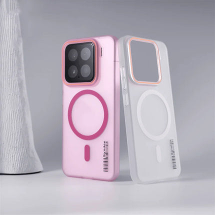 Frosted Mist Wireless Charging Magnetic Phone Case For Xiaomi Mi 15 Pro Mi 14 Mi 13 Ultrathin Matte Protection Hard PC Cover