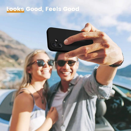 2 IN 1 Phone Case for iPhone 16 15 14 13 12 11 Pro Max Plus Protection With Screen Protector Glass Silicone Shockproof Cover