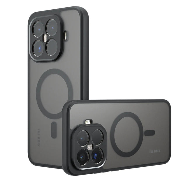 Case For Xiaomi 15T Pro Magnetic Wireless Charging Soft TPU Frame Translucent Matte Hard Plastic Shockproof Phone Back Cover