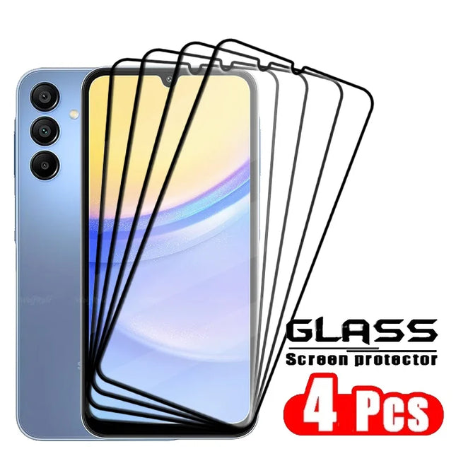 1-4PCS Full Cover Glass For Samsung A16 Glass Samsung Galaxy A16 Tempered Glass 9H Cover For Screen Protector Samsung A16 A 16
