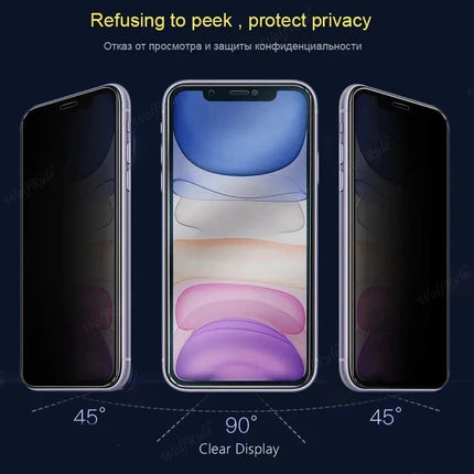 4Pcs For Samsung A13 Glass Samsung Galaxy A13 Tempered Glass 9H HD Privacy Anti-Spy Cover Glue Screen Protector Samsung A13 A 13