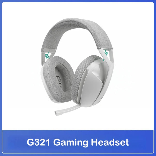Logitech G321 Wireless Bluetooth Dual Mode Gaming Headset Cat Ear Headphones for Laptop Desktop E-Sports Use