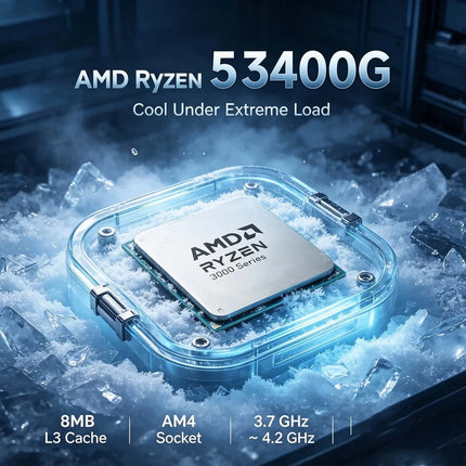 AMD Ryzen 5 3400G R5 3400G Gaming CPU Processor 3.7GHz 4-Core 8-Thread AM4 APU Radeon Graphics