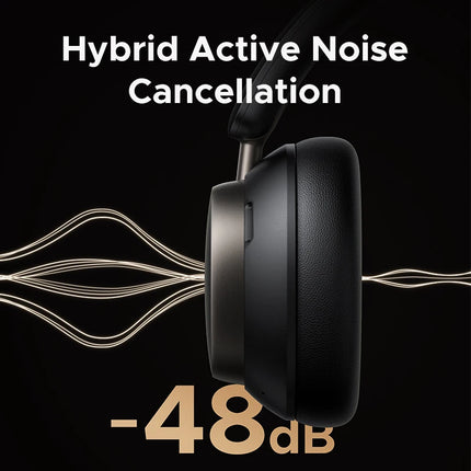 UGREEN Headset Hybrid Active Noise Cancelling Earphone Wireless Bluetooth Headphones 120H Playtime Hi-Res Audio LDAC