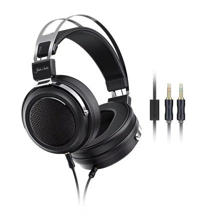 FiiO JT1 3.5mm Studio Wired Headphones with Microphone HiFi Sound Headset 50mm Diaphragms Driver Recording Custom PC Gamer Gifts