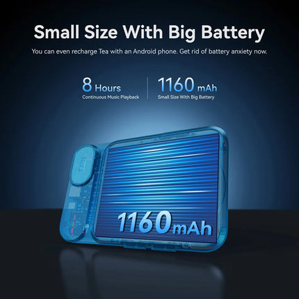 Khadas Tea Pro/Tea USB Portable Headphone Amplifier, Bluetooth Magnetic DAC with 1160mAh Battery, Support DSD 256/PCM 384KHz