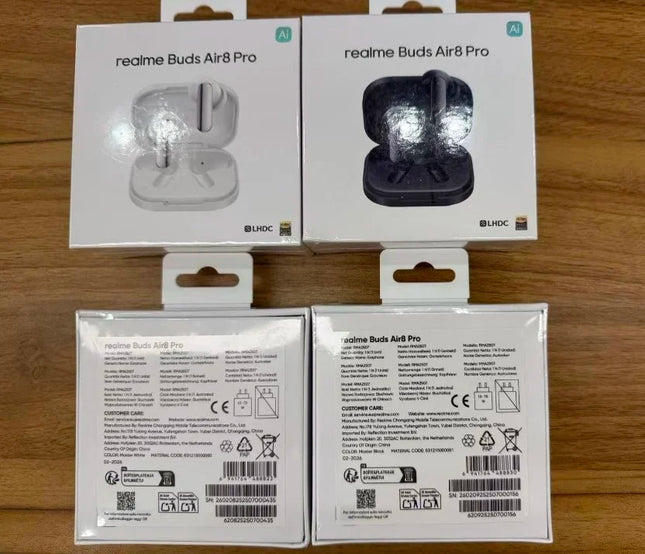 Global Version realme Buds Air 8 Pro TWS Earphone 55dB Noise cancelling depth True Wireless Earphone  Bluetooth 6.1 Headphone