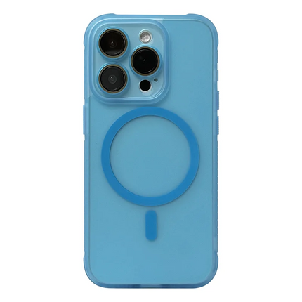 Frosted Translucent for MagSafe Phone Case for iPhone 14 16 Pro Max 15 Pro 13 11 12 Trendy Wireless Charging Shockproof Cover