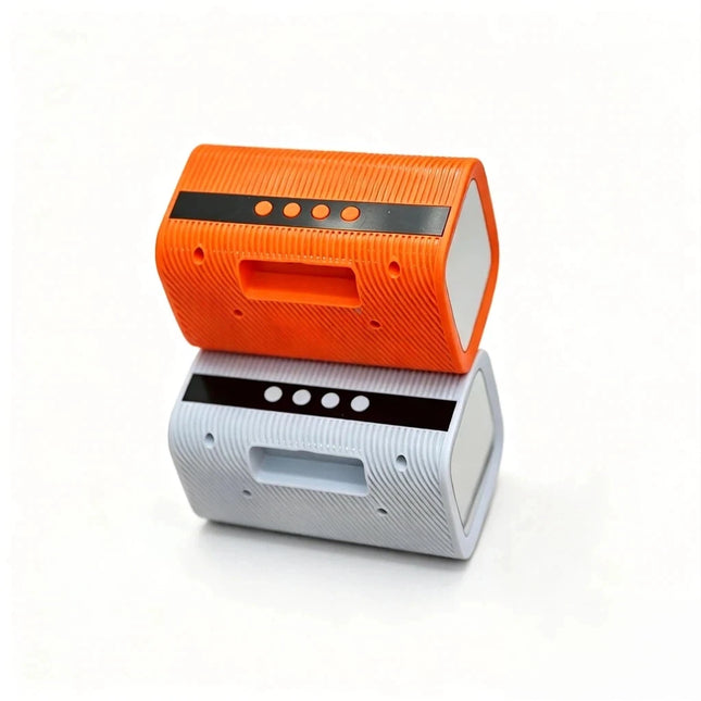 Portable Tunnel-Style Bluetooth Speaker with Immersive Abyss RGB Lighting, TWS Stereo, Mini Wireless Speaker, FM Radio