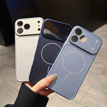 Luxury New Frosted For Magsafe Phone Case For iPhone 18 Pro 17 6 15 14 13 Pro Max 18 Pro Max Magnetic Wireless Charge Cover