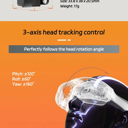3-Axis FPV Camera Gimbal Anti-Shake Pan Tilt Mount DJI O3 CADDX Walksnail Mavlink SBus Compatible with RC Drone Head Tracking