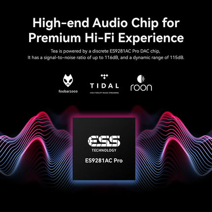 Khadas Tea Pro/Tea USB Portable Headphone Amplifier, Bluetooth Magnetic DAC with 1160mAh Battery, Support DSD 256/PCM 384KHz