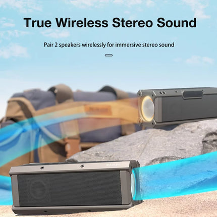 BlitzWolf BW-WA3 WA4 100W Wirelss Speaker RGB Light Portable 5000mAh bluetooth Speakers Dual Diaphragm Deep Bass Speaker