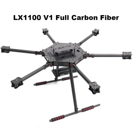 FPV LX1100 V1/ V2 Full Carbon Fiber 1100mm Hexa-Rotor Frame X-Roter 80A ESC Flight Control Drone Frame