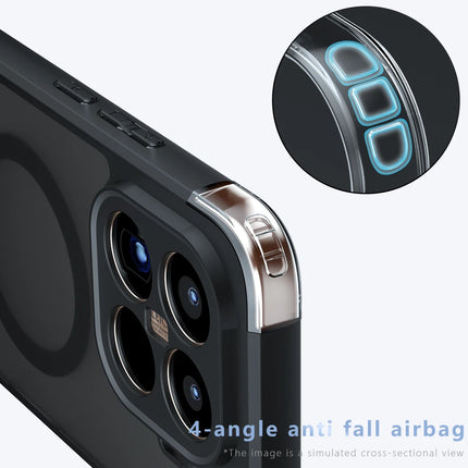 Case For Xiaomi 15T Pro Magnetic Wireless Charging Soft TPU Frame Translucent Matte Hard Plastic Shockproof Phone Back Cover