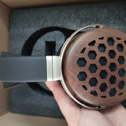 Hifi 50mm Headphone Housing Wood For 40mm 50mm 52mm 70mm Headset Diy Over Earphone Case With 3.5mm Jack interface On Sale 1pc