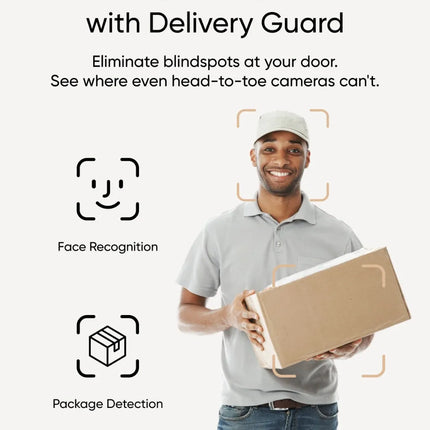eufy Security Video Doorbell E340 Dual Cameras with Delivery Guard 2K Full HD Color Night Vision Wired or Battery Powered