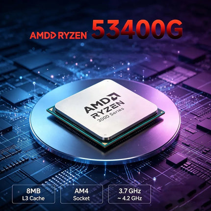 AMD Ryzen 5 3400G R5 3400G CPU Processor for Gaming PC AM4 Socket 3.7GHz 4-Core 8-Thread