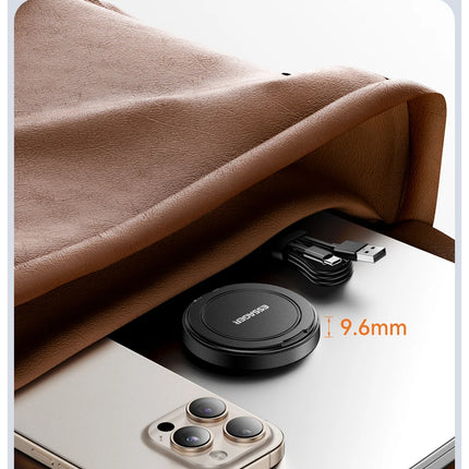 Essager Magnetic Wireless Charger With Holder 15W Fast Charging For iPhone16 15 14 13Pro Max Airpods Mini Wireless Phone Charger