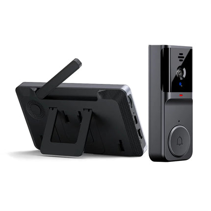 M16A Wireless Video Doorbell 4.3inch Waterproof 1080P 2.4G Video Camera IPS Screen Infrared Night Vision Doorbell