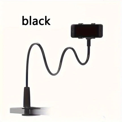 Phone Clip on Stand Holder with Grip Flexible Long Arm Gooseneck Lazy Bracket Mount Clamp for IPhone 15 Pro Max  Accessories New