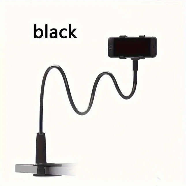 Phone Clip on Stand Holder with Grip Flexible Long Arm Gooseneck Lazy Bracket Mount Clamp for IPhone 15 Pro Max  Accessories New