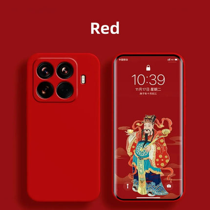 For Xiaomi 15T Pro 13T 14T Case Original Liquid Silicone TPU Soft Phone Bumper Cases Mi 13 15 Pro 14 Ultra Soft Shockproof Cover