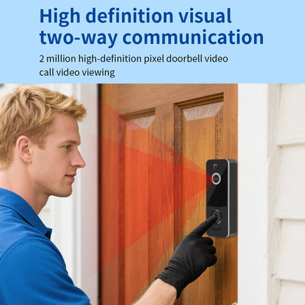2.4G WIFI Video Doorbell 1080P TTLOCK Outdoor Security Protection Wireless infrared night vision Intercom Camera Ringing Bell