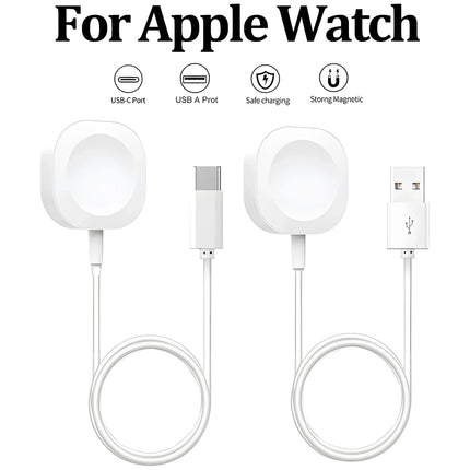 Magnetic Wireless Charger For Apple Watch Series 10 9 8 7 Ultra 2 SE fast Charging Cable Accessories For iWatch 8 7 6 5 4 3 2 1