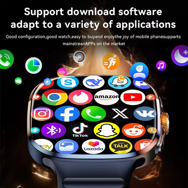 2026 New GPS Tracker Military Smart Watch Men Outdoor Compass IP68 Waterproof Bluetooth Call AMOLED HD Outdoor Sport Smartwatch