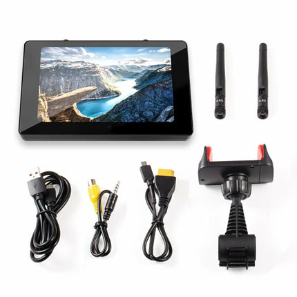 5" Moneagle IPS 1000Lux 5.8GHz 40CH Diversity FPV Monitor w/ DVR 360° Full View Built-in 4000mAh Battery For RC Drone