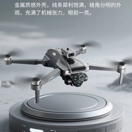 M66 Triple Battery Brushless Drone - Screen Remote Gesture Control Zoom Photography Smart Obstacle Avoidance New Model