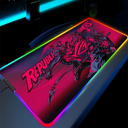 Black Mouse Pad, Gaming Mouse Pad, Anime Gaming Pad, Gaming Rug, Computer XXL Cute Mouse Pad, Large Gaming Keyboard Rug.