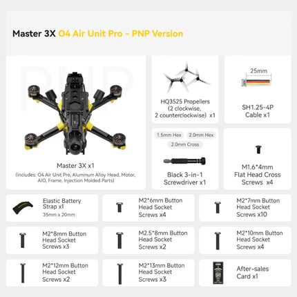 SpeedyBee Master 3X Modular O4 Pro PNP ELRS Version FPV Drone HD Digital VTX Freestyle Racing Drone DIY Parts