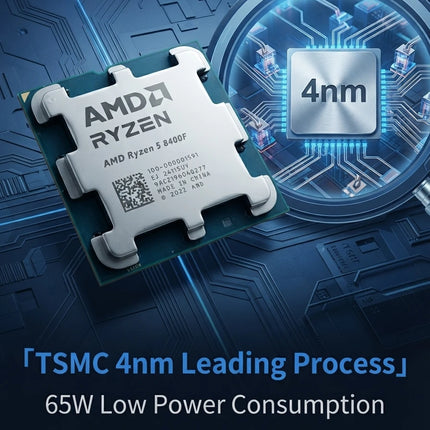 High Performance Gaming CPU AMD R5 8400F Without Onboard Graphics For Desktop Game Host