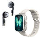 Silver silicone band