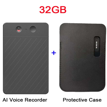 AI Powered ChatGPT-4 App Phone Call Digital Voice Recorder 8GB-256GB Transcribe Summarize Language Sound Device Audio Dictaphone