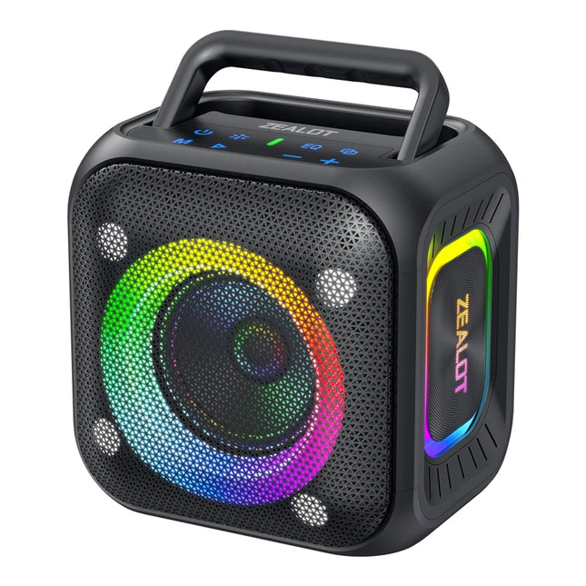 ZEALOT-PT01 Bluetooth Speakers 30W Enhanced Bass Portable Outdoor Wireless Speaker 12Hrs IPX6 Waterproof Speaker Bluetooth 5.4