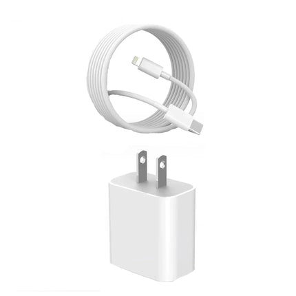 1-3Set 20W US USB C Port Fast Charger For iPhone 14 13 12 11 Pro Max Plus XR Xs 7 8 3.3 Ft USB C Fast Charging Cable Accessories