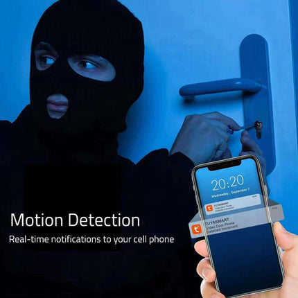 Visual Video Doorbell 2.4G WiFi Tuya Smart Home Outdoor Wireless Intelligent Intercom Night Vision Camera Waterproof Ring Bell