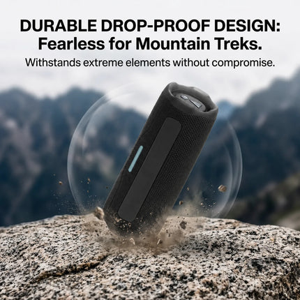 Fllp 7 Portable Bluetooth Speaker Wireless IP68 Waterproof Dustproof Deep Bass Music Player for Outdoor Camping Beach Party