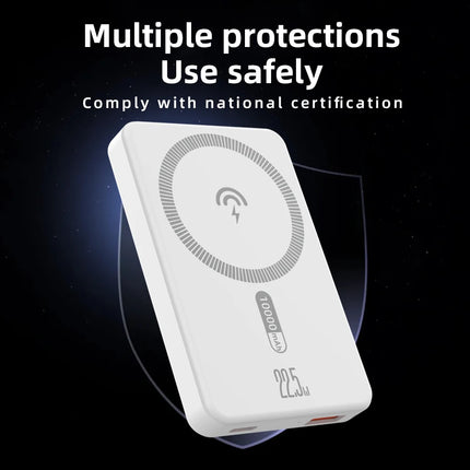 Magnetic PowerBank Fast Charging 10000mAh Power Bank 22.5W Portable Wireless Charger Batteries For iPhone 16 15 Huawei Xiaomi