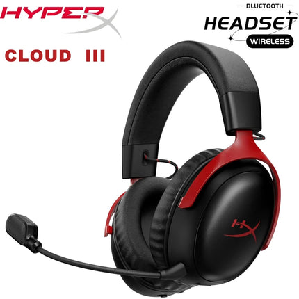 Original HYPERX Cloud Ⅲ Head-mounted Wireless DTS Sound Effect 53mm Driver Unit Gaming Headset for Competitive Gaming
