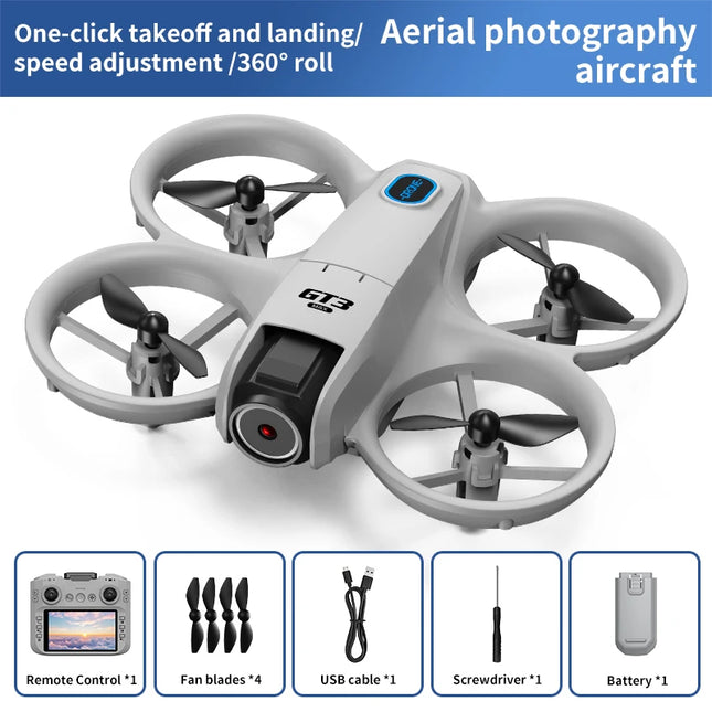 GT3 MAX Mini Foldable Drone with 8K HD Dual Camera Brushless Motor GPS Obstacle Avoidance RC Quadcopter for Photography