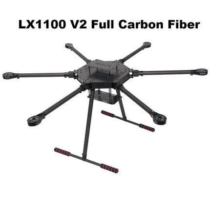 FPV LX1100 V1/ V2 Full Carbon Fiber 1100mm Hexa-Rotor Frame X-Roter 80A ESC Flight Control Drone Frame