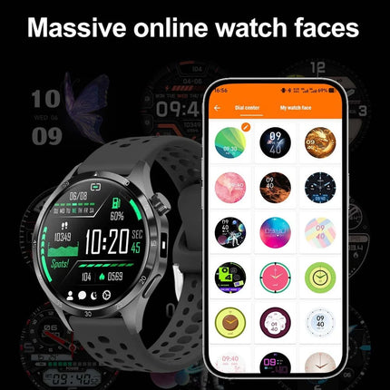Smart Watch, 1.5-Inch Touch Screen, 180Mah, Fashionable Strap, with Call Reminder/Message Reminder/Weather Forecast/Music Contro