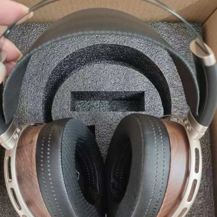 Hifi 50mm Headphone Housing Wood For 40mm 50mm 52mm 70mm Headset Diy Over Earphone Case With 3.5mm Jack interface On Sale 1pc