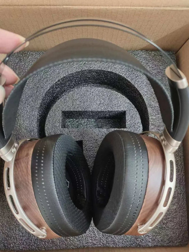 Hifi 50mm Headphone Housing Wood For 40mm 50mm 52mm 70mm Headset Diy Over Earphone Case With 3.5mm Jack interface On Sale 1pc